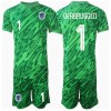 Nederland Bart Verbruggen #1 Keeper Hjemmedraktsett Barn EM 2024 Kortermet (+ korte bukser)